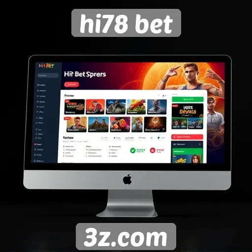Interface do usuário do hi78 bet é intuitiva