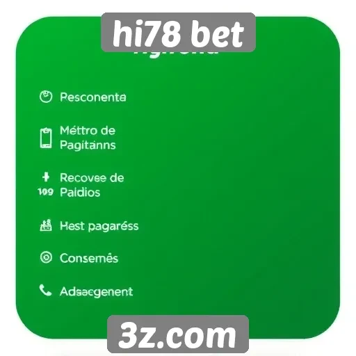 Métodos de pagamento disponíveis no hi78 bet